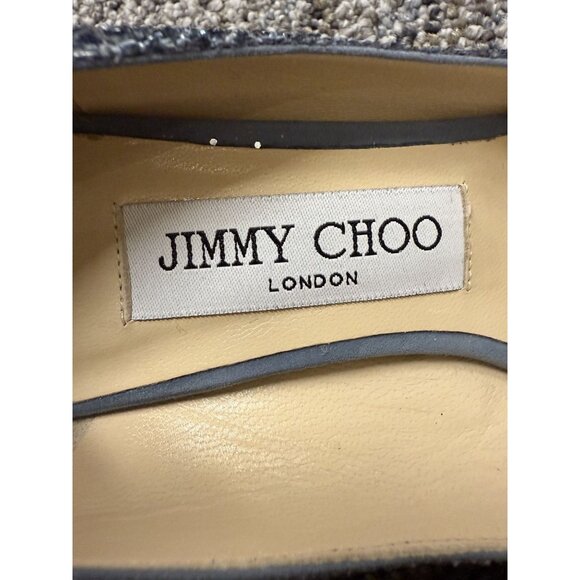 Jimmy Choo Glitter Pointed-Toe Heels Size 36 Made In Italy With Original Box & D - Picture 4 of 7